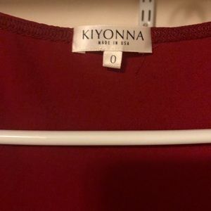 Kiyonna sweetheart wrap dress